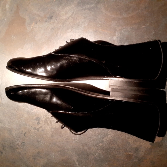 MEN\'S BLACK TUXEDO DRESS SHOES 12 main image 4